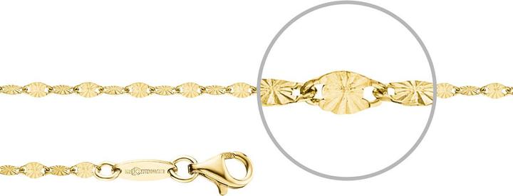 Immagine prodotto Der Kettenmacher Bracciale piastrina oro (16 cm, Argento)