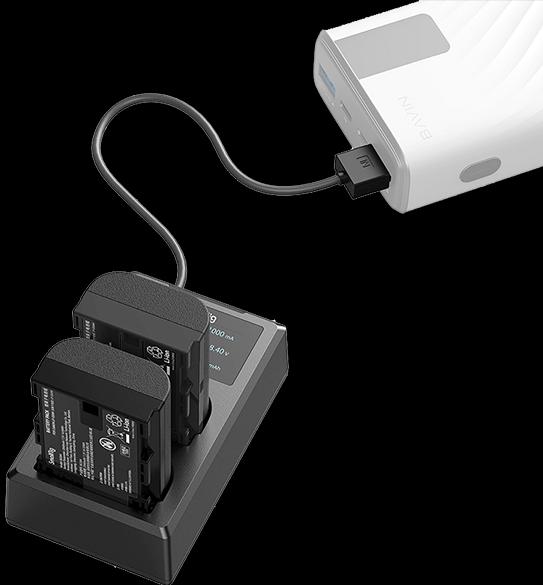 Actual product image SmallRig LP-E6NH Camera Battery and Charger Kit 3821 (Rechargeable battery)