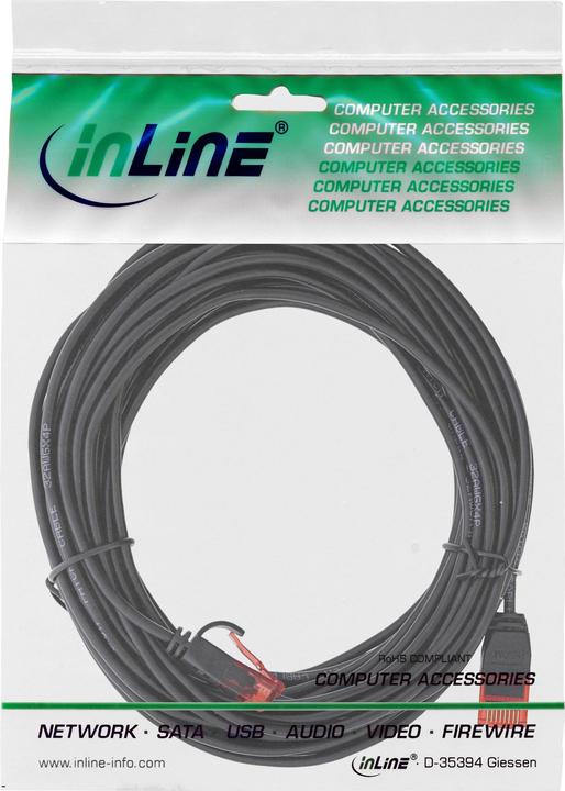 Image du produit InLine Câble de raccordement mince (U/UTP, CAT6, 7.50 m)