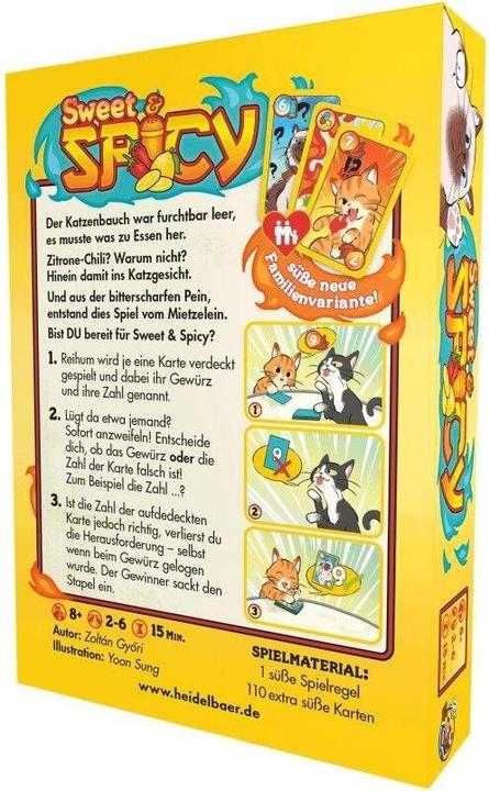 Actual product image HG011 - Sweet & Spicy, card game, for 2-6 players, from 8 years (DE edition) (German)
