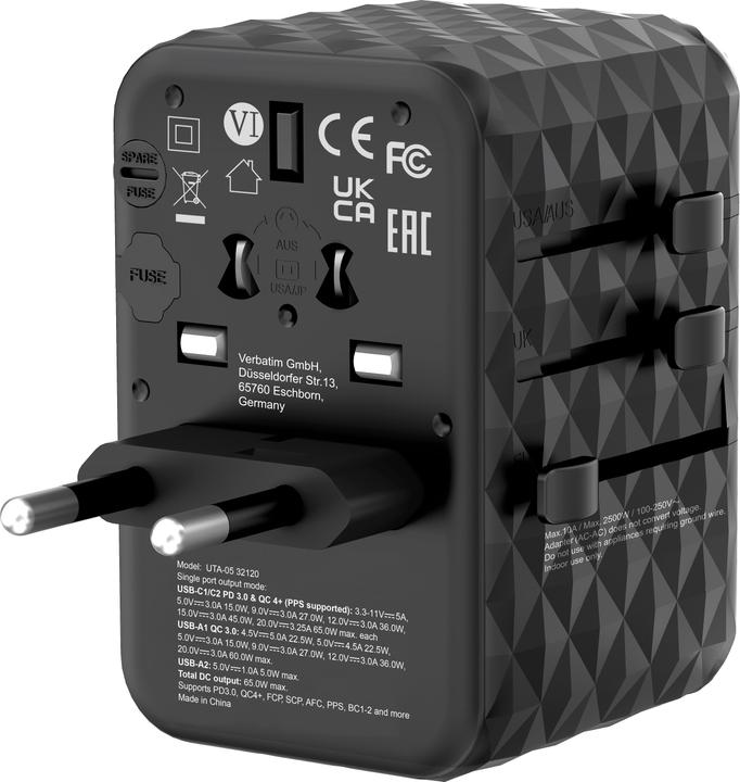 Image du produit Verbatim Adaptateur universel de voyage