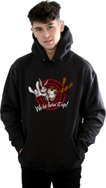 Actual product image Looney Tunes Mens Livin' It Up Hoodie (L)