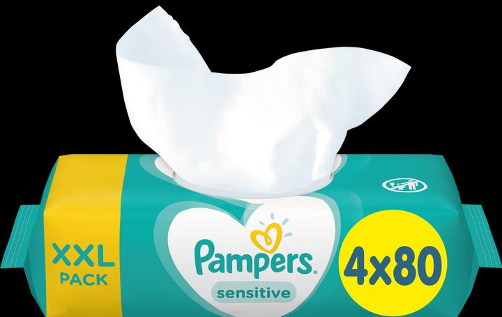Actual product image Pampers Sensitive (320 Piece)