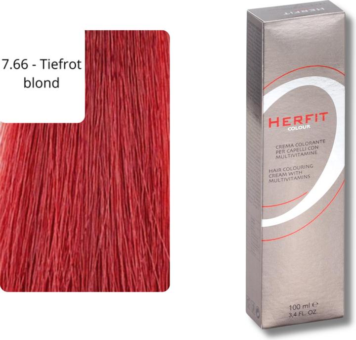 Actual product image XanitaliaPro Hair Colour With Vitamins (7.66 - Deep red blonde)