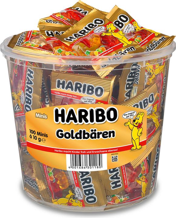 Image du produit Haribo Ours sachet mini (100 pcs, 1000 g)