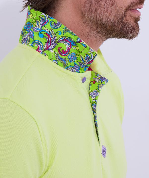 Actual product image Joe Browns Paisley Trim Pique Polo Shirt (XL)