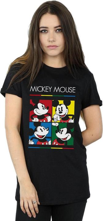 Immagine prodotto Disney Mickey Mouse Square Colour Maglietta Ampia Donna (XXL)
