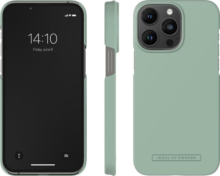 Actual product image iDeal Of Sweden Designer Hard Cover Sage Green (Apple iPhone 14 Pro Max)