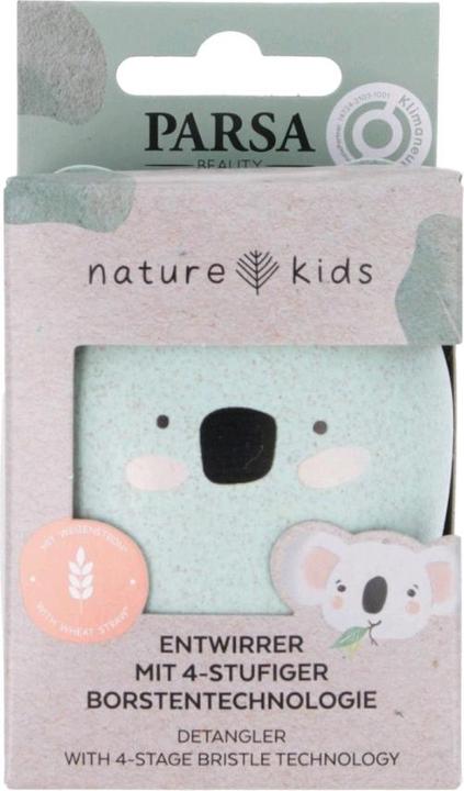 Parsa Beauty PARSA Nature Kids Entwirrer ohne Griff, Koalaprint Mit Weizenstroh