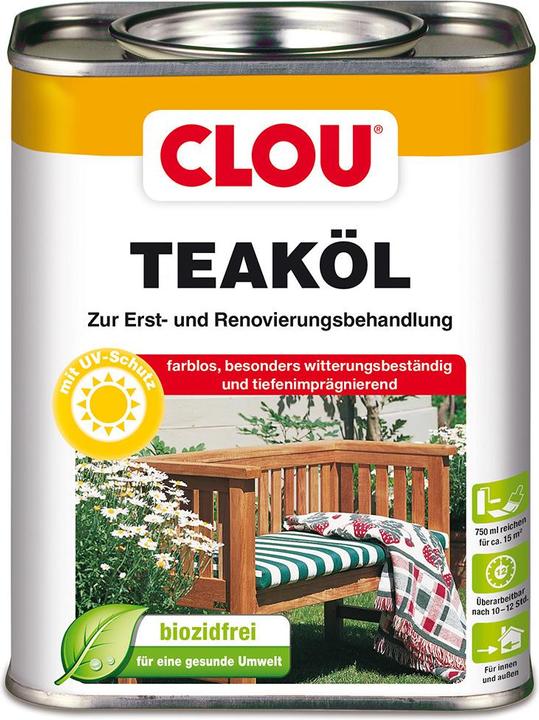 Clou Olio di Teak (Incolore, 0.75 l)