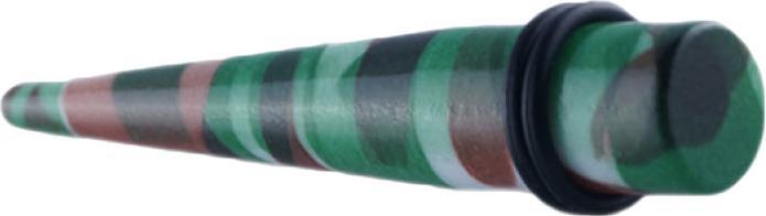 Actual product image Star Piercing Expander camouflage military (Acrylic, without brass)
