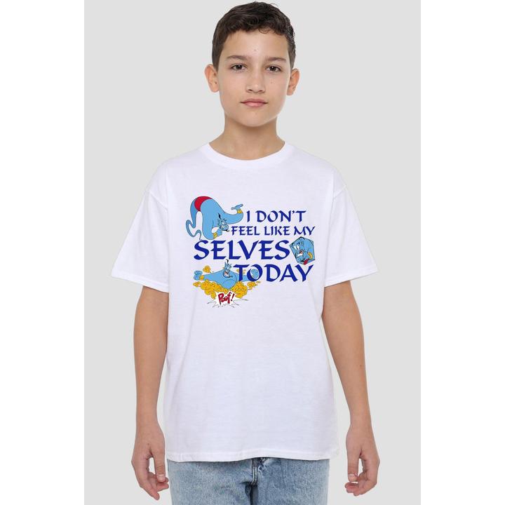Immagine prodotto Aladdin I Don't Feel Like My Selves Today Maglietta Bambini (104)