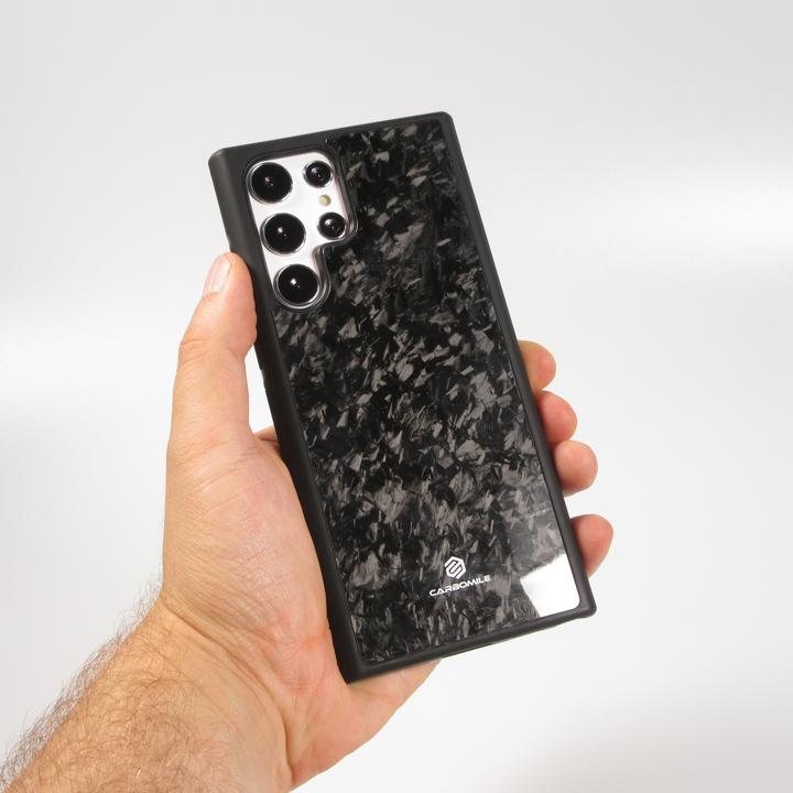 Actual product image Carbomile Cover Forged Carbon (Samsung Galaxy S22 Ultra)