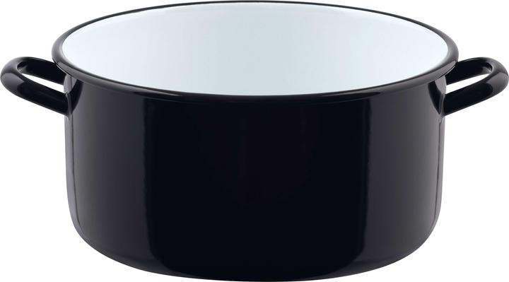 Immagine prodotto Riess Casseruola sw. GIGANTE (24 cm, Pentola, Smalto)