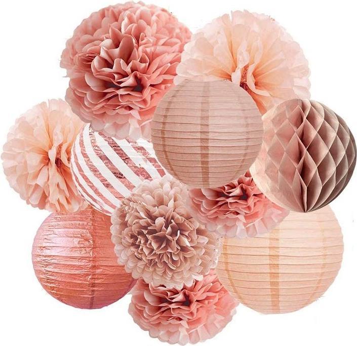 I Am Creative Paper lantern pompom's decoration party