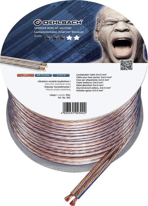 Produktbild Oehlbach Speaker Wire SP40 2000 (20 m, 4 mm²)