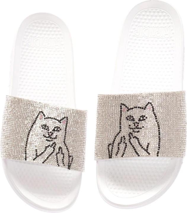 Produktbild RipnDip Lord Nermal Slides Rhinestone White (43)