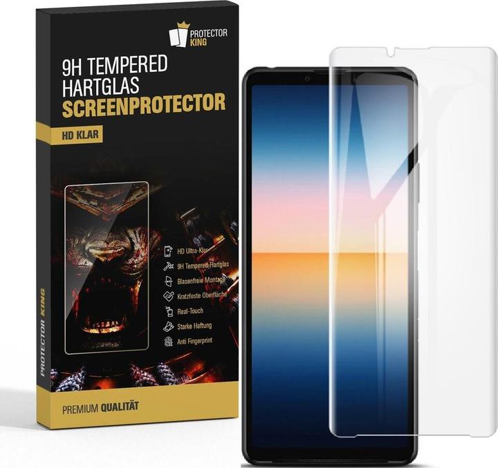 Produktbild Protectorking 3x echtes Tempered 9H Panzerhartglas 3D KLAR (1 Stück, Sony Xperia 10 III)