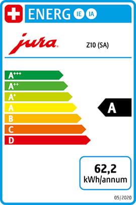Label énergétique Jura Z10 Aluminium Dark Inox (EA)