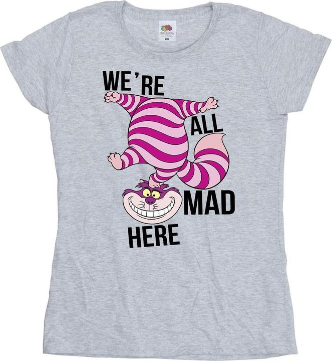 Image du produit Disney - T-shirt ALICE IN WONDERLAND ALL MAD HERE - Femme (S)