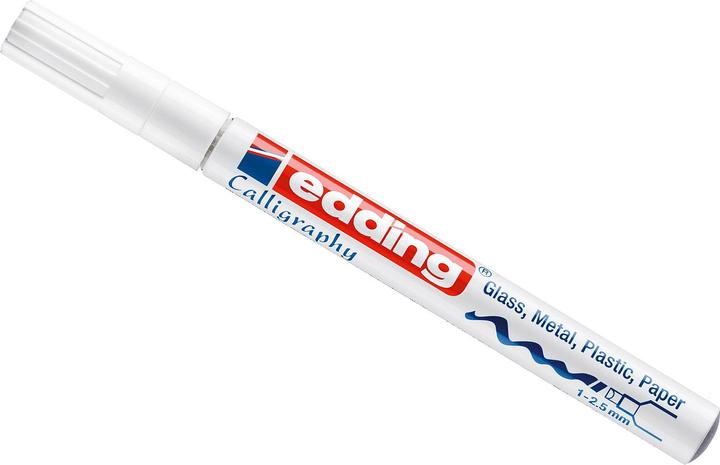 Immagine prodotto Edding Pennarello (Bianco, 2.50 mm, 1 x)