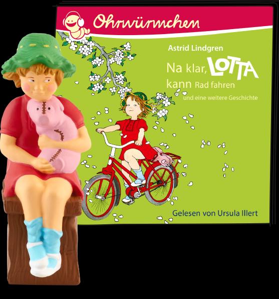 Actual product image Tonies Lotta - Of course, Lotta can ride a bike (German)