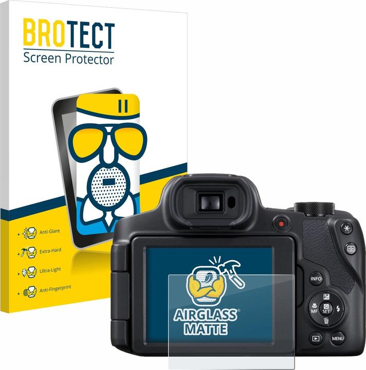 Produktbild BROTECT Schutzglas Schutzfolie Glas Folie Displayschutz matt (Displayschutz, PowerShot SX70 HS)