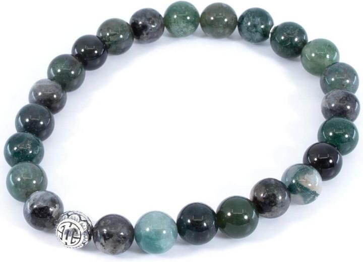 Actual product image Balibay Rafat (20.50 cm, Labradorite, 925 Sterling silver, Agate, Moss agate, Gemstone)