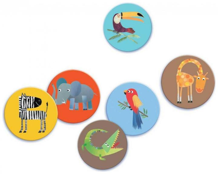 Actual product image Djeco Memory Jungle (German, French, Italian, English)