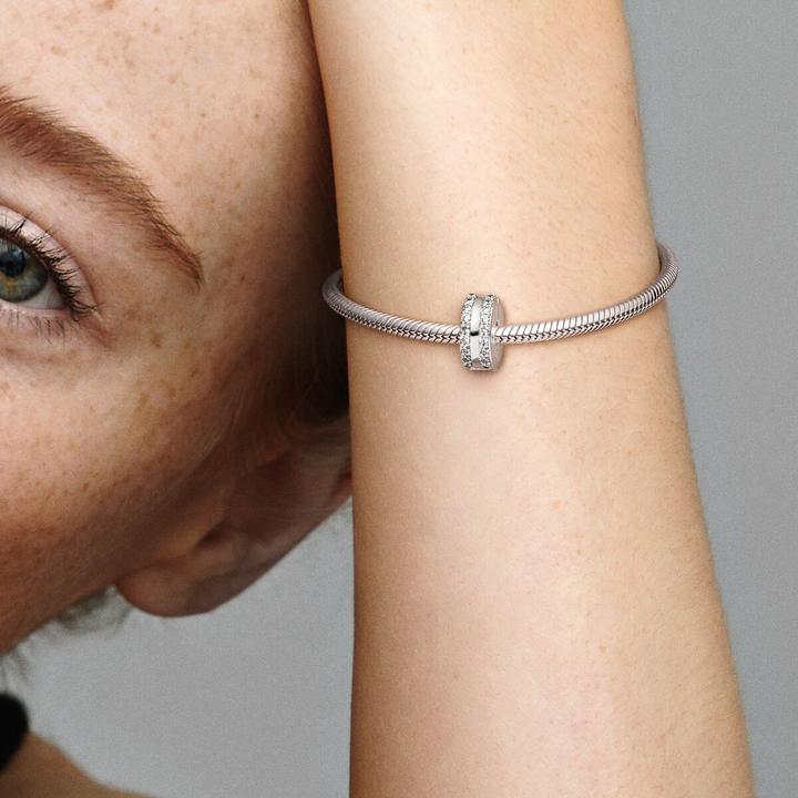 Image du produit Pandora Double Lined Pavé (Avec pierre(s), Argent 925)