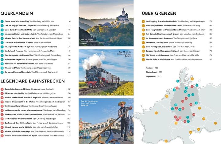 Produktbild Einfach losfahren. 35 traumhafte Zugreisen in und ab Deutschland (Deutsch, 2022)