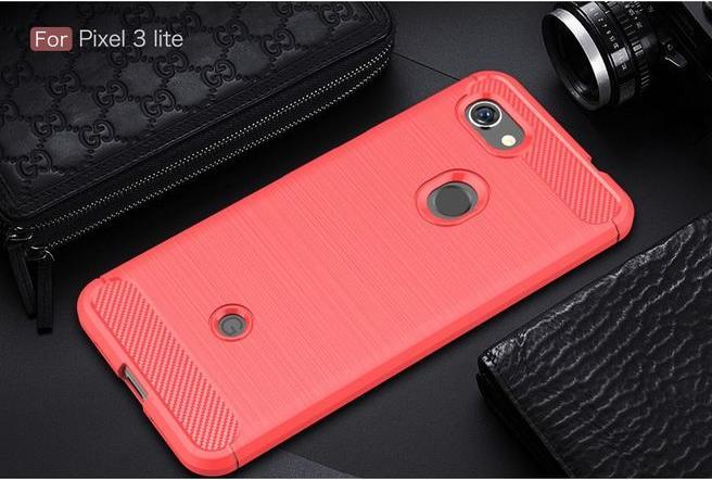 Image du produit MU Style Série Softcase TPU en fibre de carbone (Google Pixel 3a)