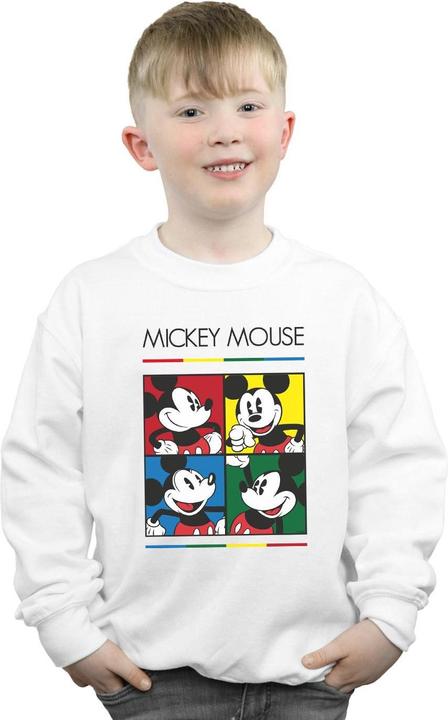 Produktbild Disney Mickey Mouse Square Colour Sweatshirt Jungen (140, 146)