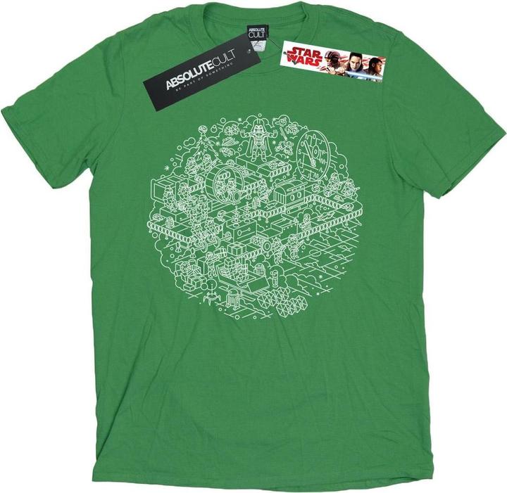 Produktbild Star Wars Christmas Death Star TShirt (XXL)