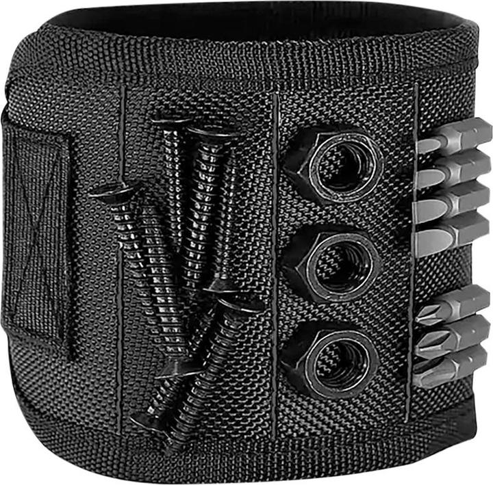 Immagine prodotto Stahlwerk Magnet-Armband für Heim-Handwerker mit Klettverschluss zur Befestigung
