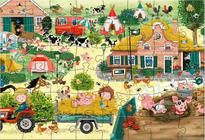 Actual product image Puzzle Cas & Cato Farm, 48 pieces. (48 pieces)
