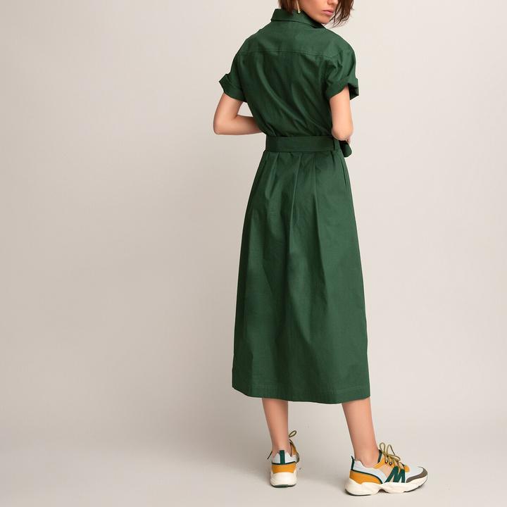 Immagine prodotto La Redoute Collections Abito blusa con cintura da annodare (40)