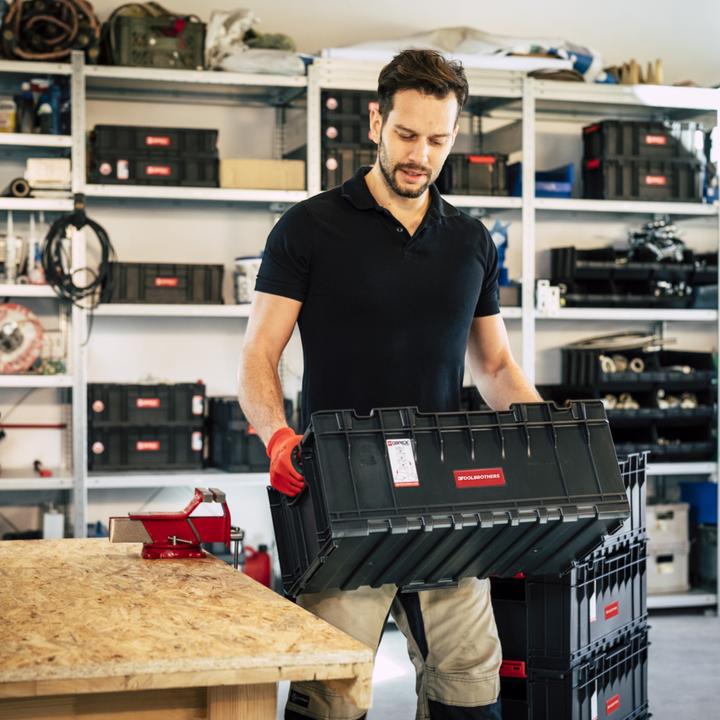 Image du produit Tool Brothers Toolbrothers RHINO XXL boîte à outils ECO Basic 576 x 359 x 237 mm 35 l empilable (1 pièces)