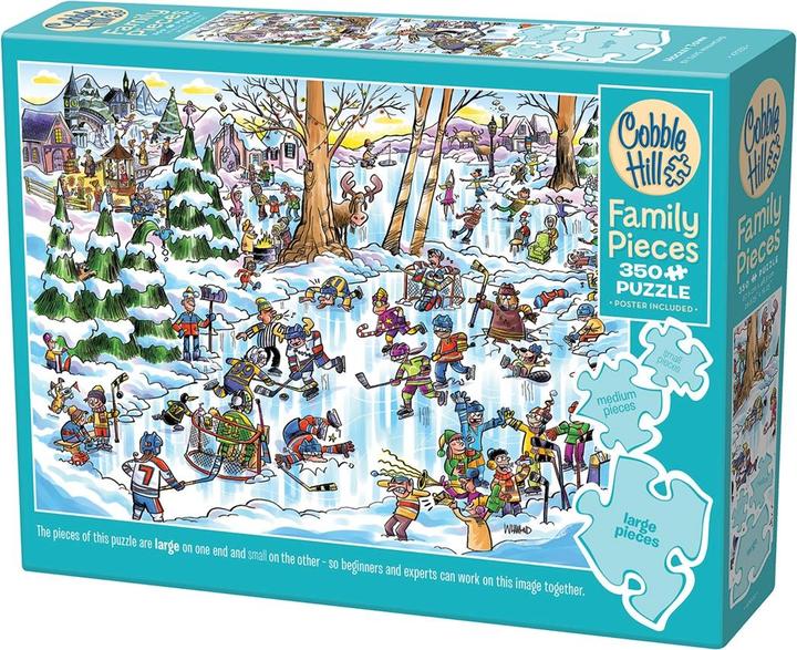Actual product image Cobble Hill Crazy ice hockey 350 pieces (350 pieces)