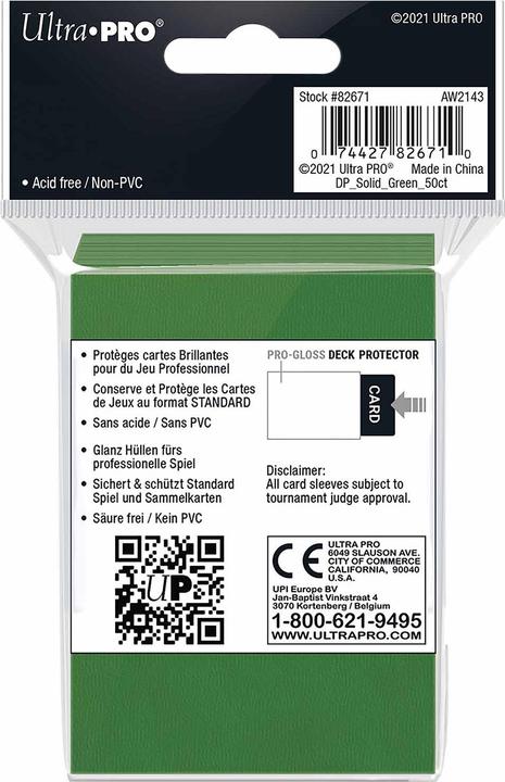 Immagine prodotto Ultra Pro Custodie per carte di protezione del mazzo