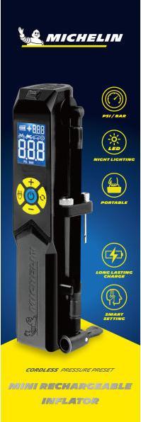 Michelin Pompa pneumatica a batteria digitale da 10 bar