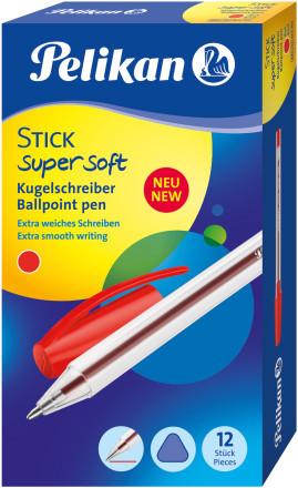 Actual product image Pelikan STICK SUPER - Ballpoint pen (Red, 12 x)