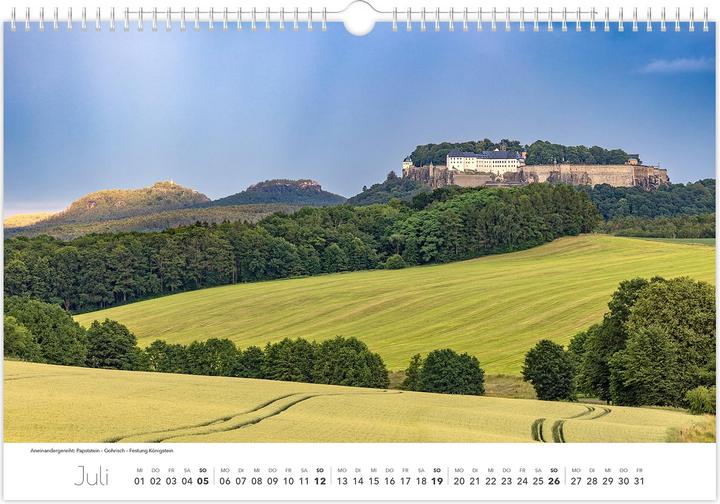 Actual product image Kalender Schsische Schweiz 2026 (45 x 30 cm, German)