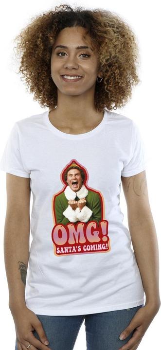 Immagine prodotto Elf Santa's Coming Maglietta Donna (XL)