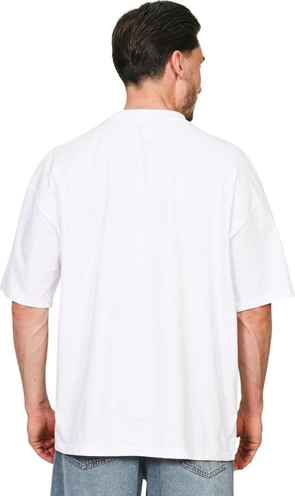 Actual product image Casual Classics Unisex Adult Combed Ringspun Cotton Extended Neckline Oversized T-Shirt (XL)