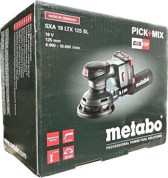Immagine prodotto Metabo SXA 18 LTX 125 BL (Levigatrici rotorbitali, 18 W)