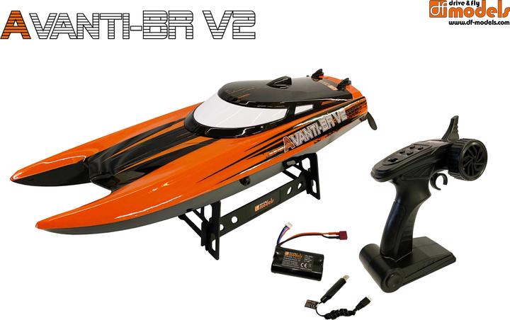 Productafbeelding DF-Models DRIVE & FLY MODELS AVANTI BR V2 Boot geborsteld RTR
