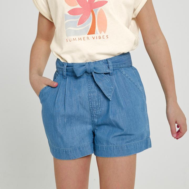 Image du produit La Redoute Collections Short en jean en denim léger (120 C)