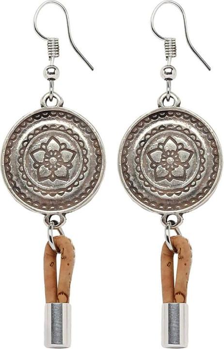 Artelusa Ohrringe «Silver Flower» (Kork)