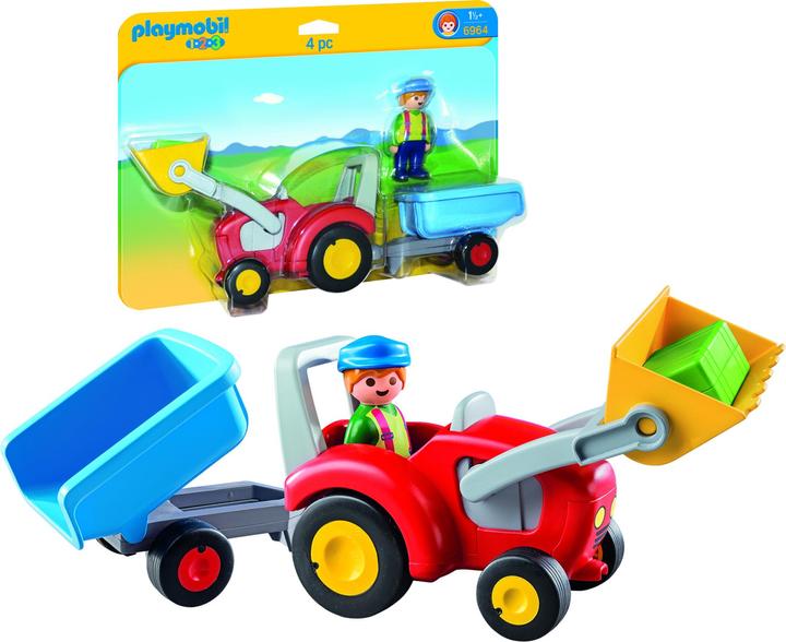 Actual product image Playmobil Tractor (6964, Playmobil 1.2.3)